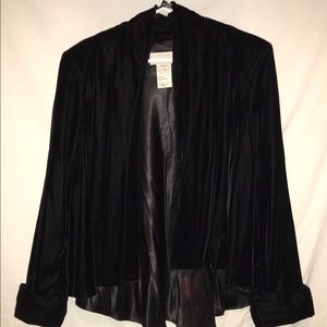 Vintage Scott McClintok velvet swing jacket (blk)